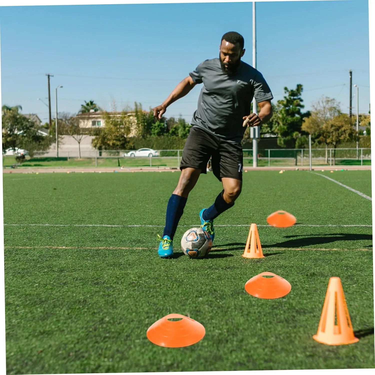 1 Set Equipment Football Training Soccer disc The Sign Mini Basketball disc Soccer Football Sports