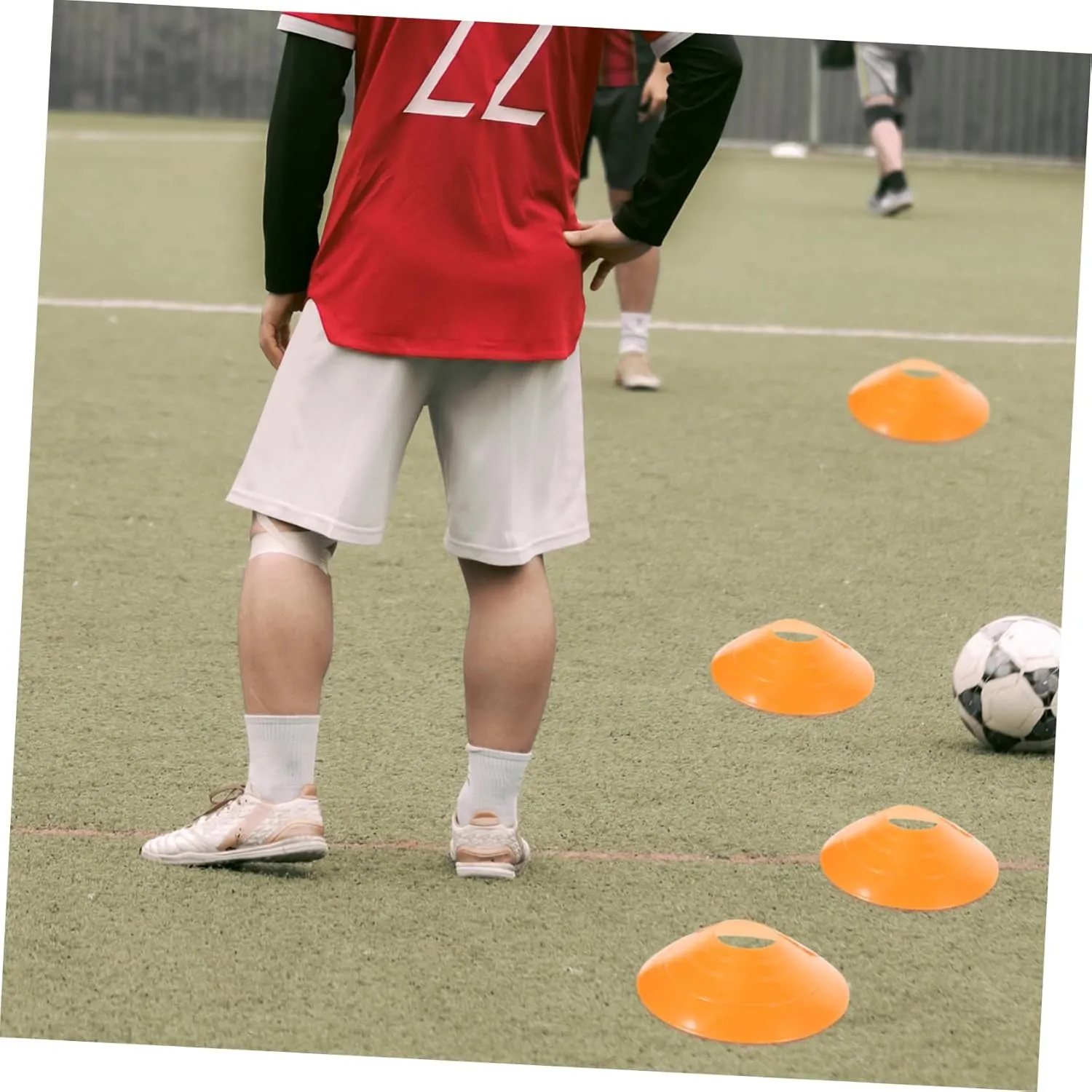 1 Set Equipment Football Training Soccer disc The Sign Mini Basketball disc Soccer Football Sports