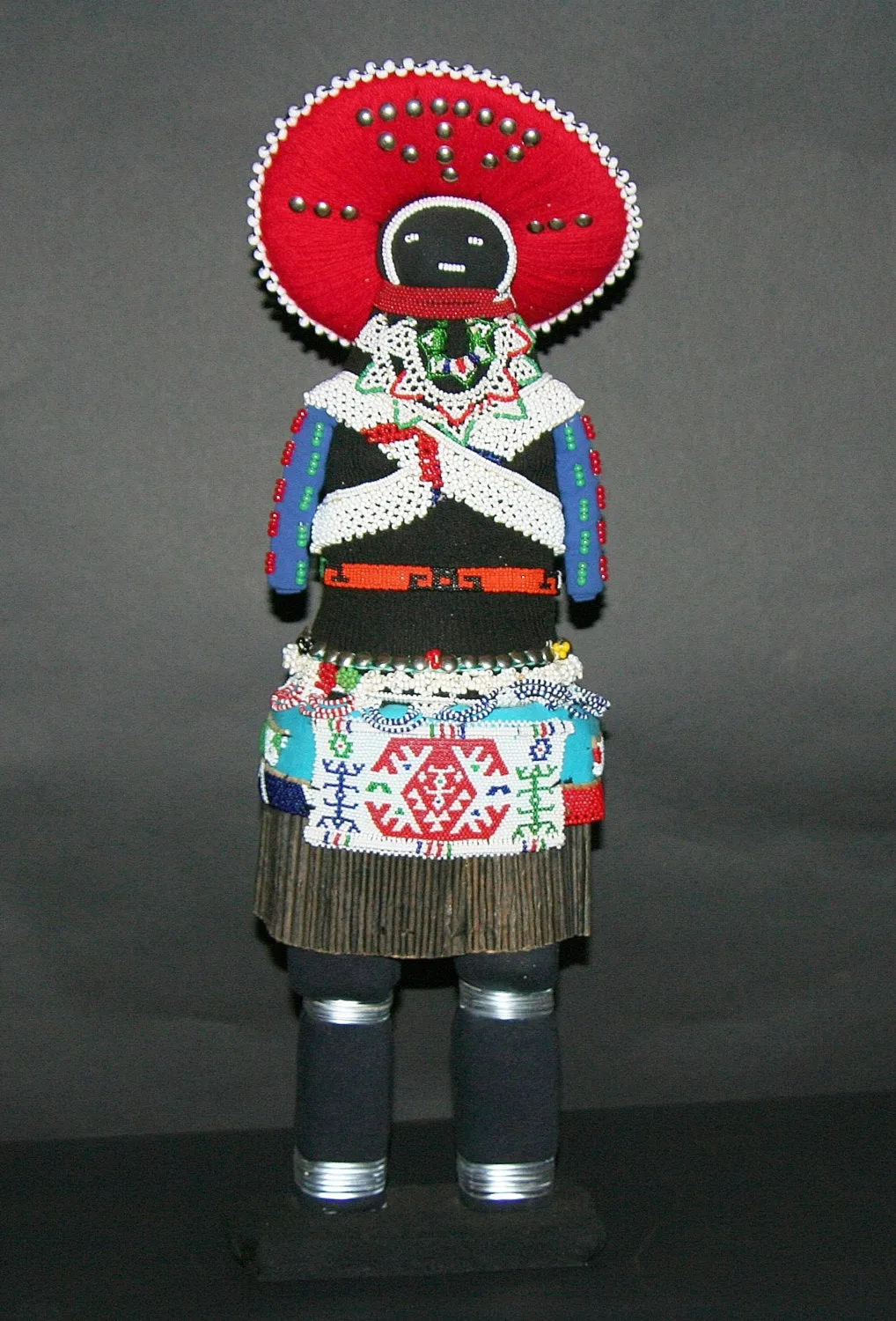 African Zulu Msinga Doll Collectible - Vintage