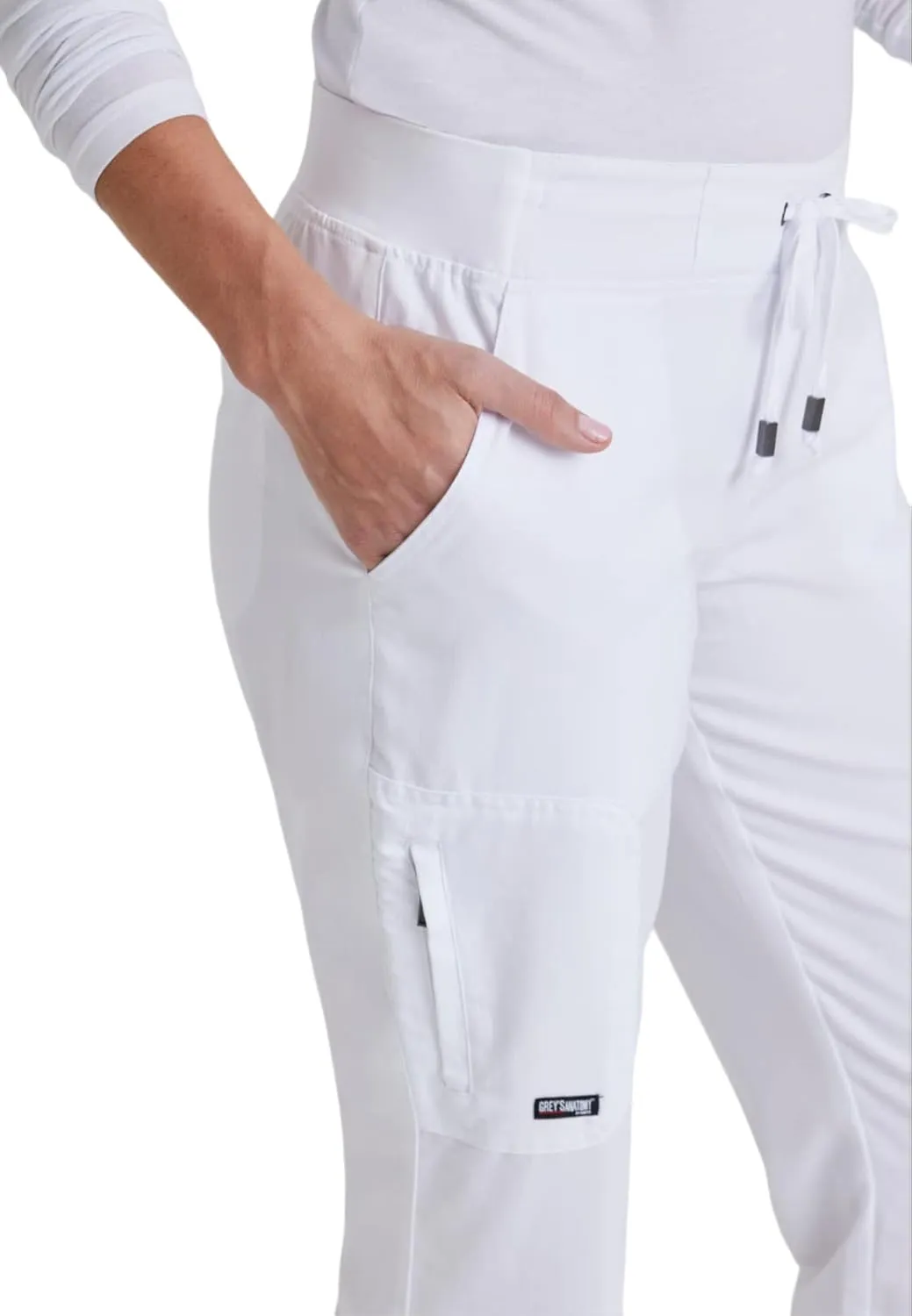 BARCO Grey's Anatomy Scrubs - Mia Scrub Pant for Women, Elastic Back Waist, Mid-Rise Shaped Leg Women's Scrub Pant