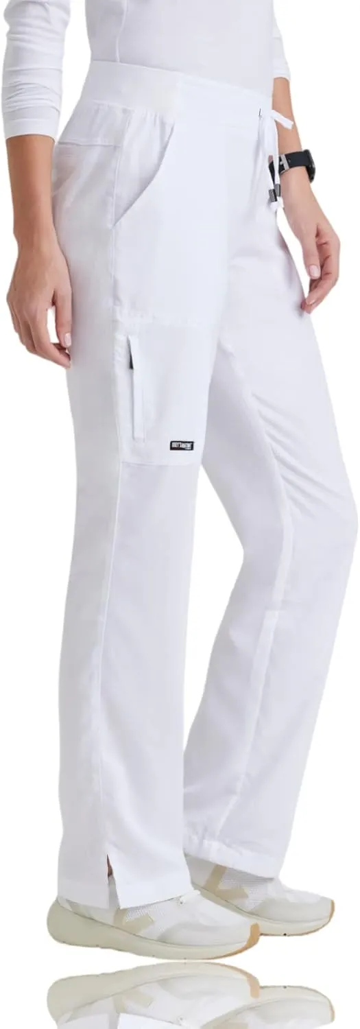 BARCO Grey's Anatomy Scrubs - Mia Scrub Pant for Women, Elastic Back Waist, Mid-Rise Shaped Leg Women's Scrub Pant