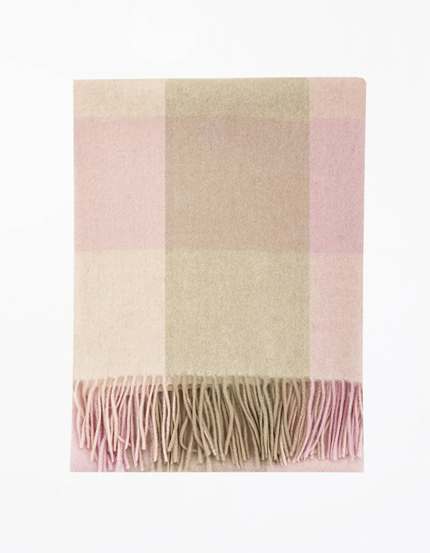 Beyza Cashmere Wool Blend Shawl - Rose
