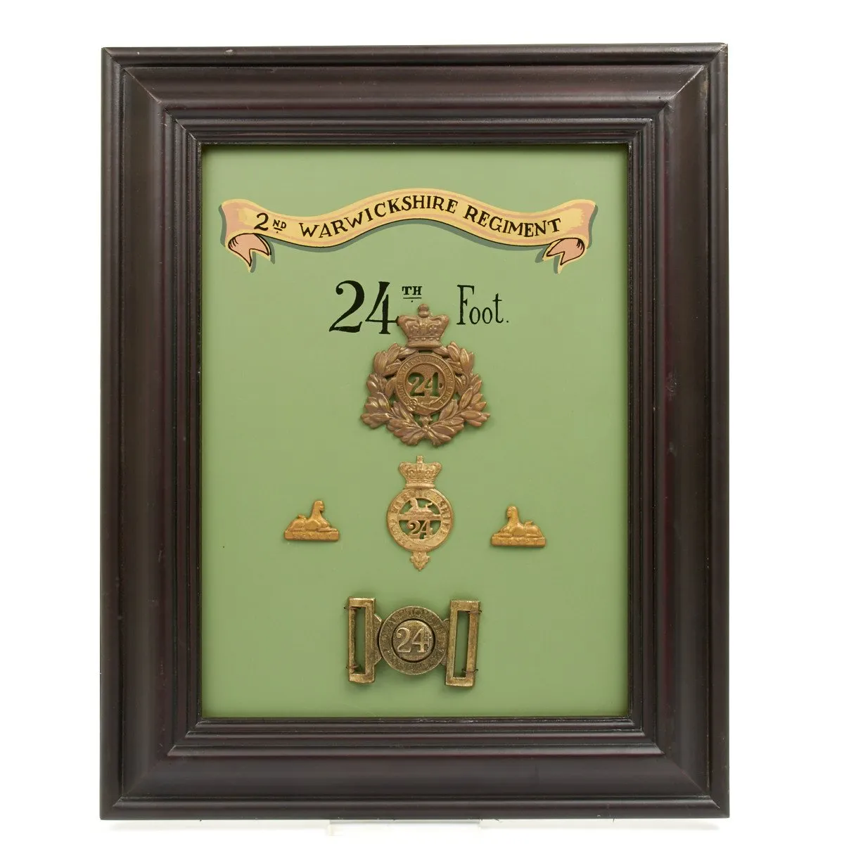 British Zulu War 2nd Warwickshire 24th Regiment of Foot Display Board
