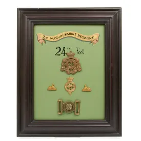 British Zulu War 2nd Warwickshire 24th Regiment of Foot Display Board