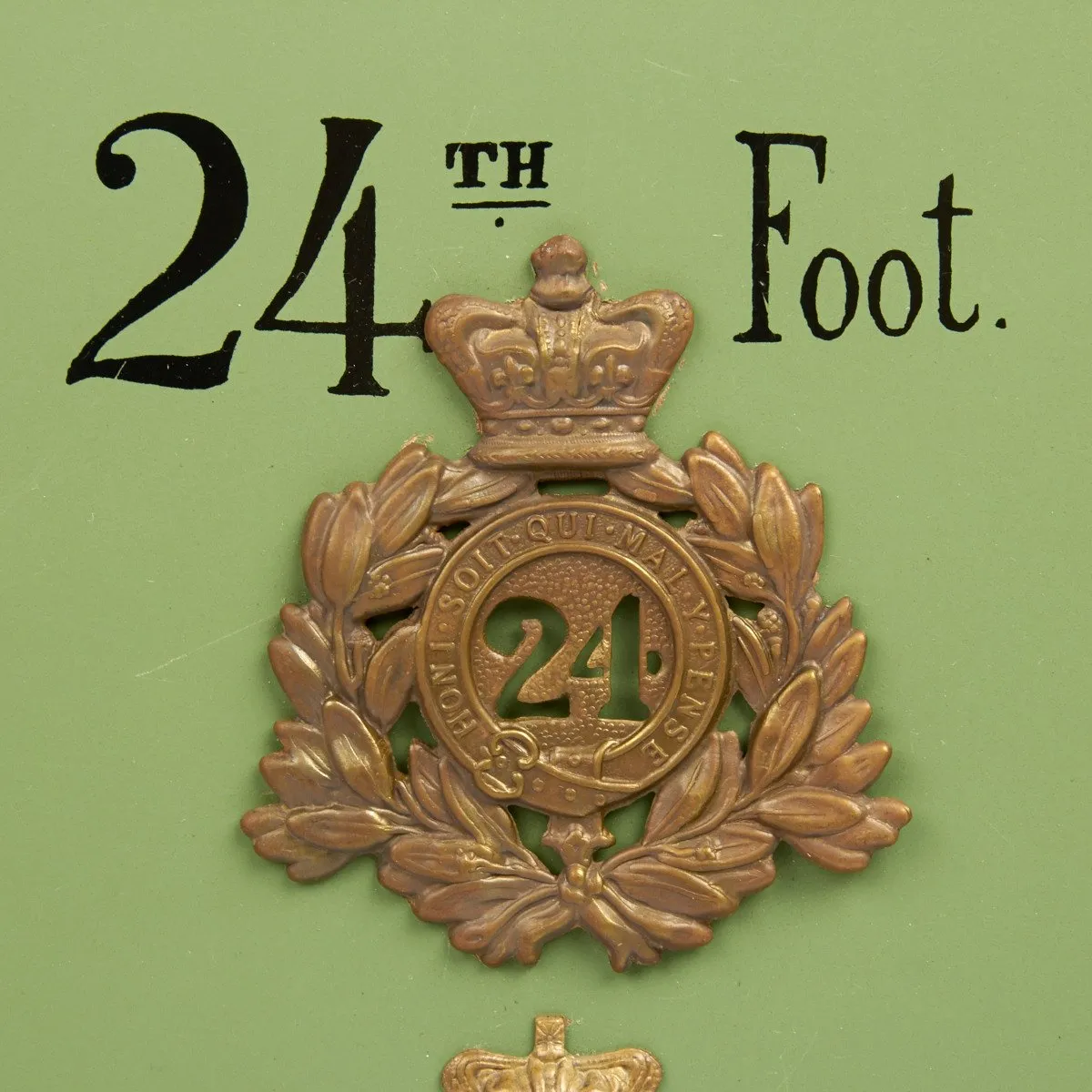 British Zulu War 2nd Warwickshire 24th Regiment of Foot Display Board