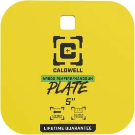 Caldwell AR500 1/4" Rimfire/Handgun Steel Target with Durable Steel Construction for Target Practice, Shooting, Shooting Sports