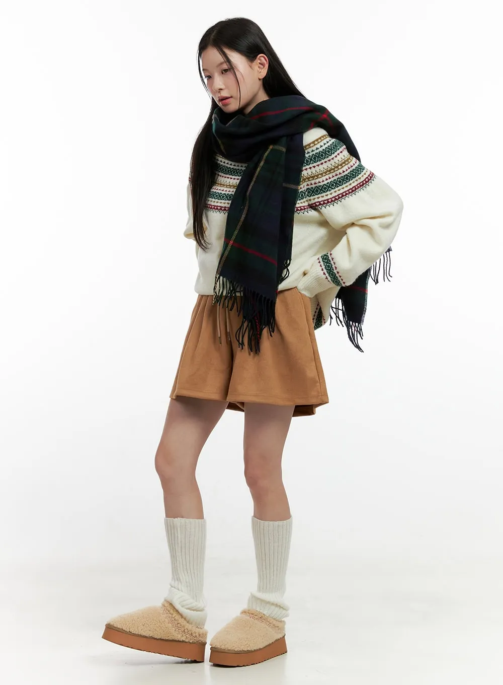 Checkered Scarf ON408