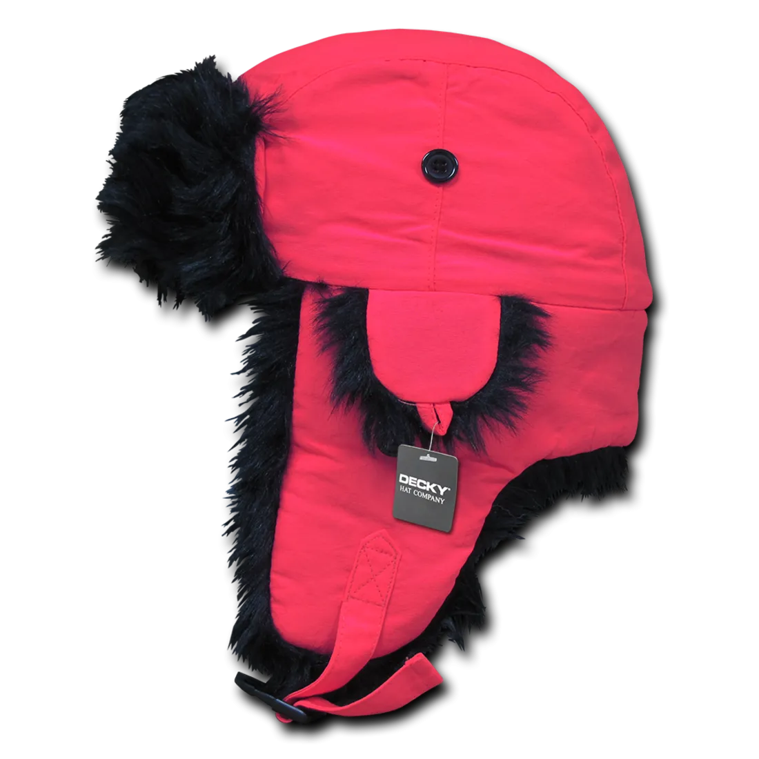 Decky 778 Neon Faux Fur Bomber Aviator Hats Ear Flat Trooper Trapper Caps