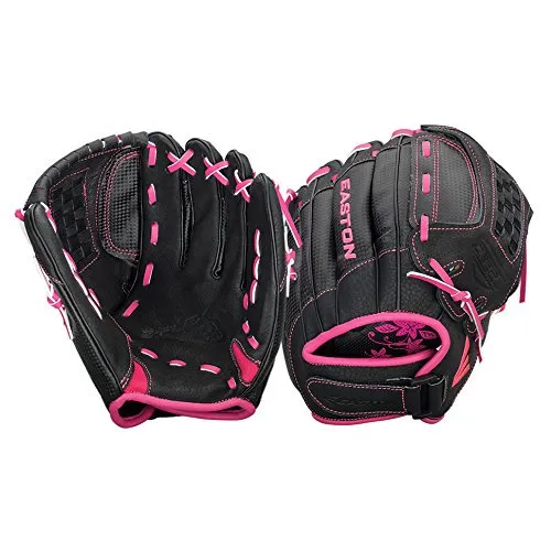 Easton ZFXFP1150-Black/Pink-Right Hand-11.5in Fast Pitch Glove
