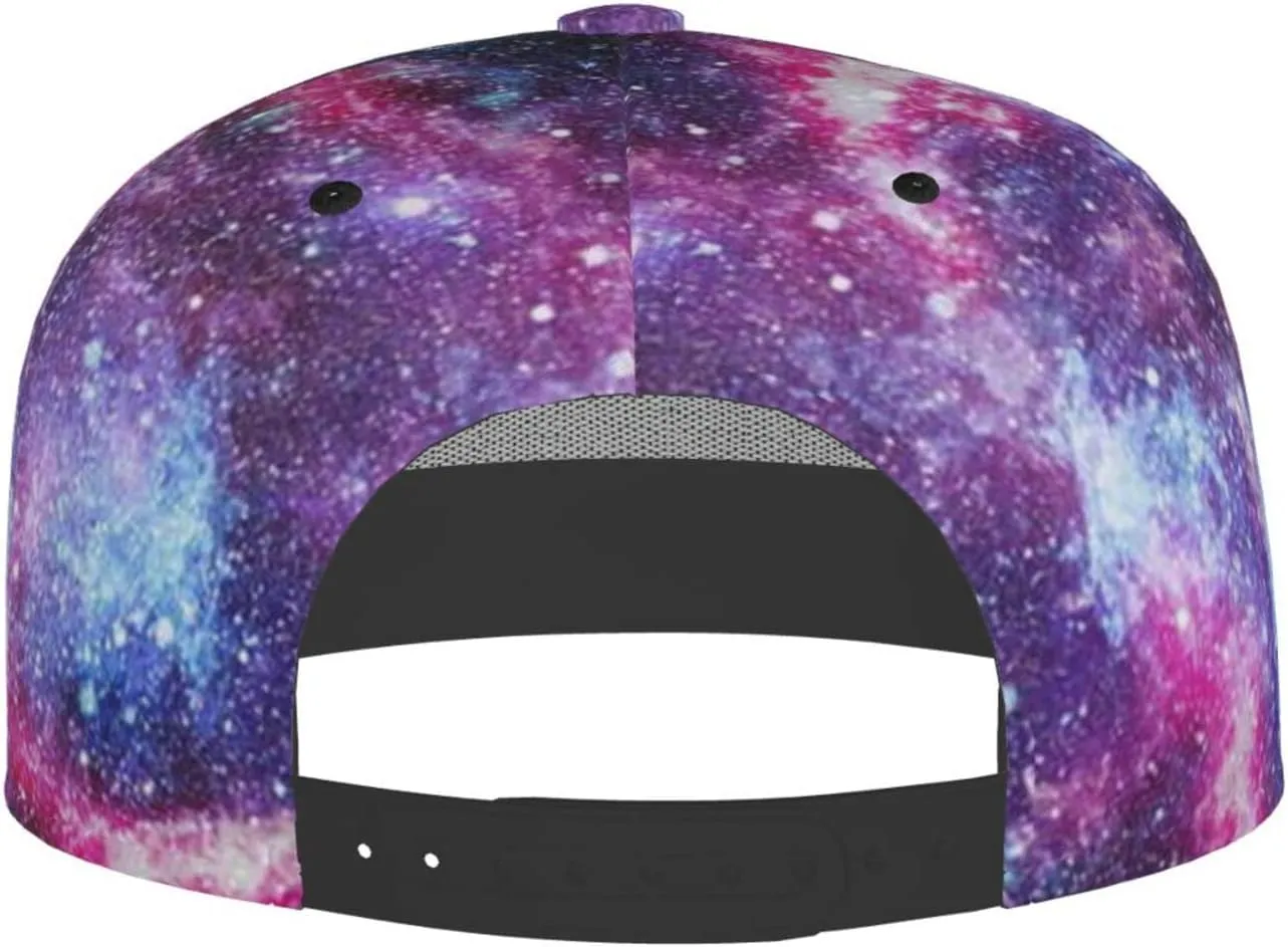Fashion Galaxy Baseball Cap for Men Women Unisex Adjustable Trucker Hats Snapback Sun Hat Galaxy Flat Bill Brim Hats