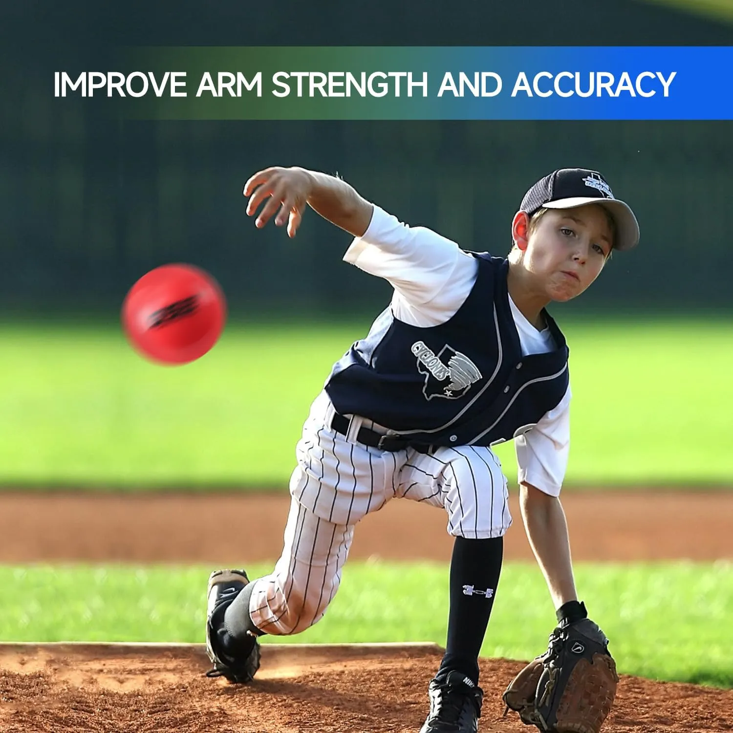 GSE Games & Sports Expert 3" Weighted Baseballs, Training Baseballs for All Skill Levels. Weighted Softballs for Outdoor Pitching, Batting, Throwing, and Catching Practice.(12oz/14oz/16oz/18oz Choice)