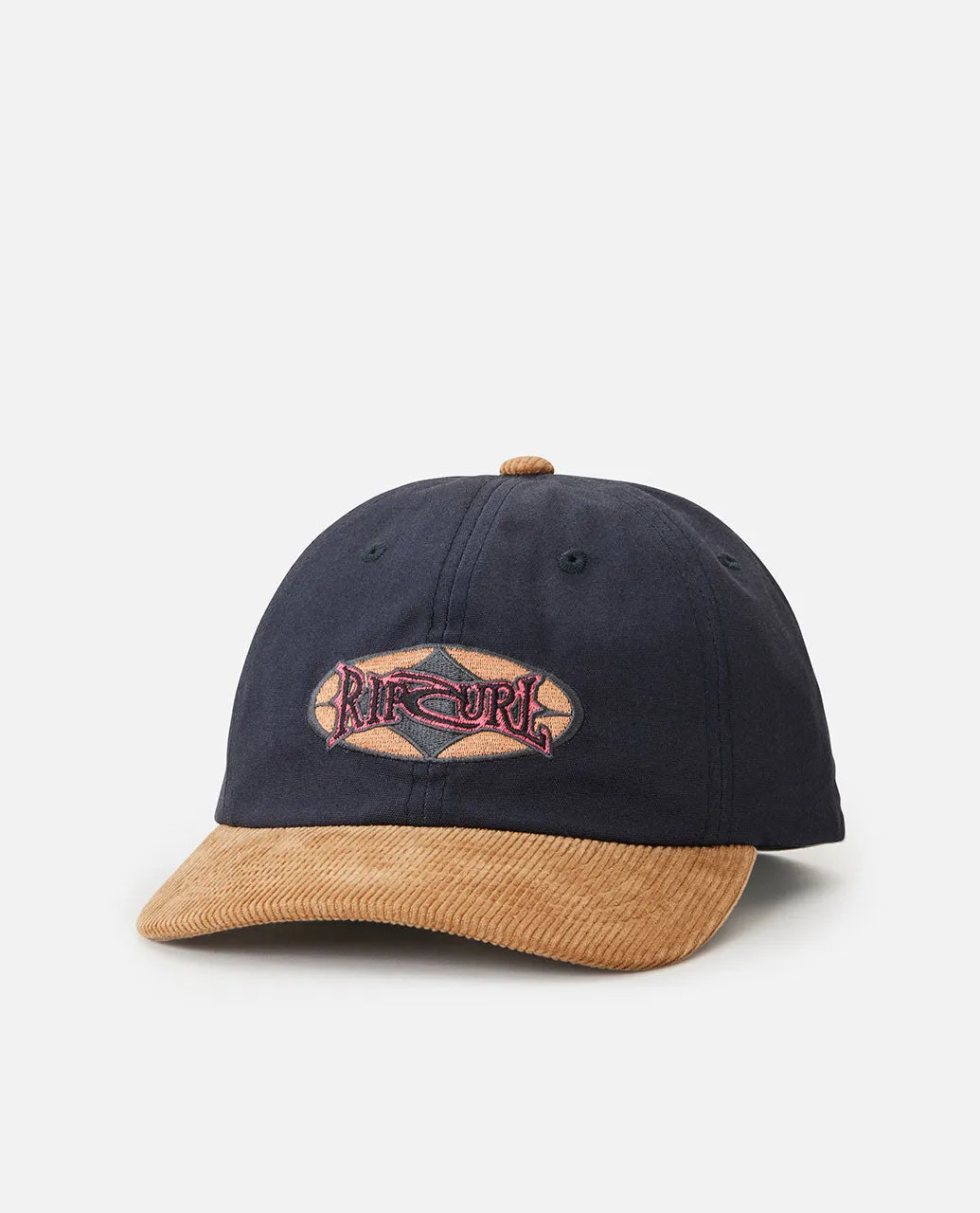 Heritage Oval Snap Back Cap - Black/Tan