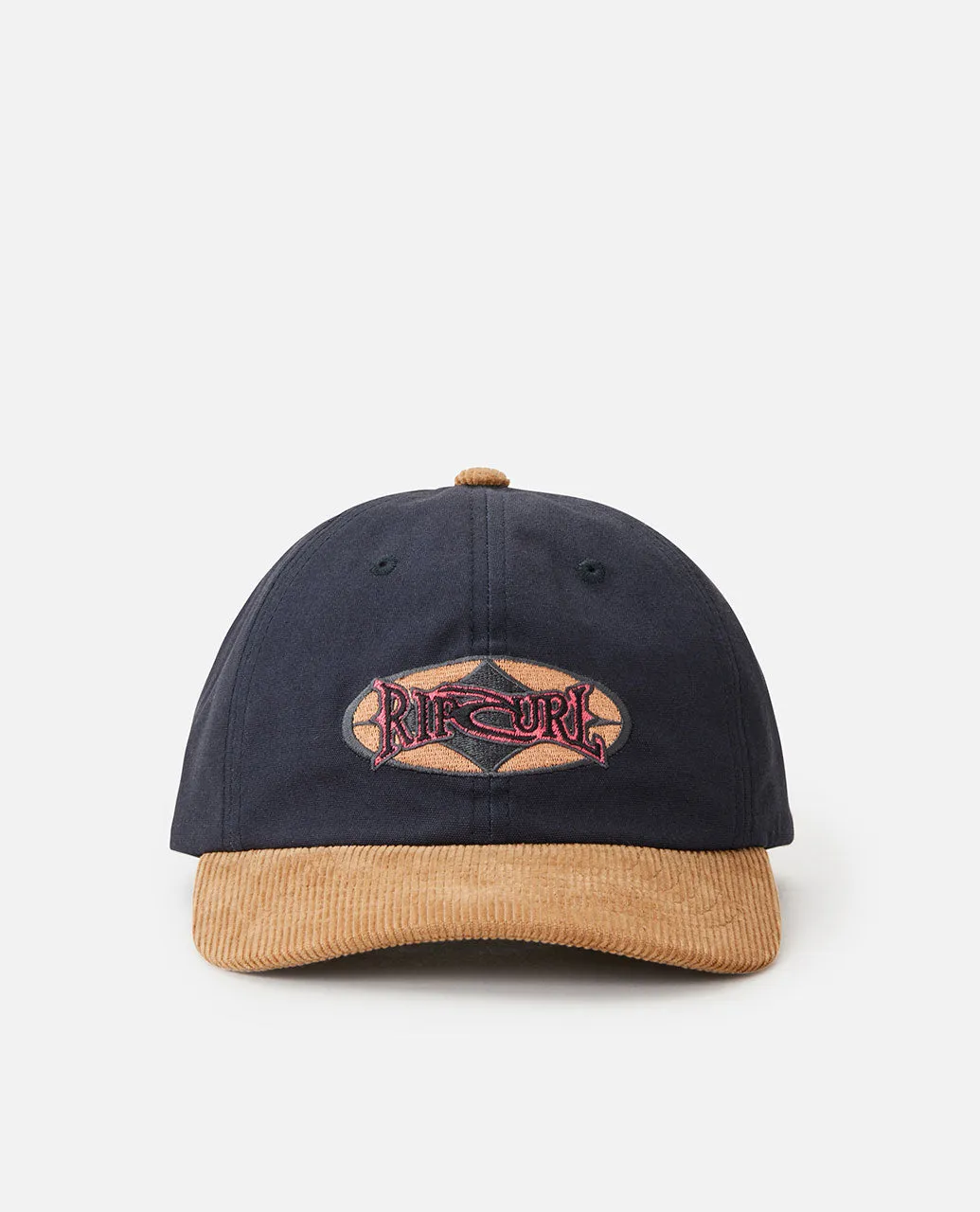 Heritage Oval Snap Back Cap - Black/Tan
