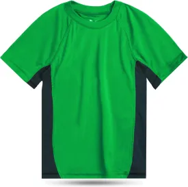 Kanu Surf Boys' Short Sleeve UPF 50 Rashguard Swim Shirt