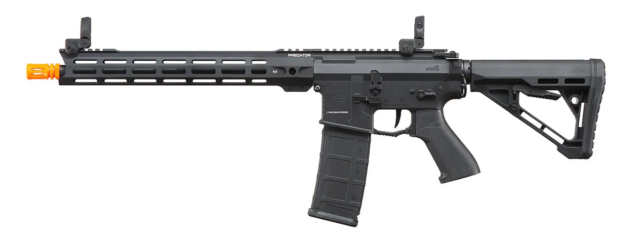 Lancer Tactical Airsoft Rifle Gen 4 Predator 13" Carbine AEG w/ Aster II Bluetooth ETU (Black)