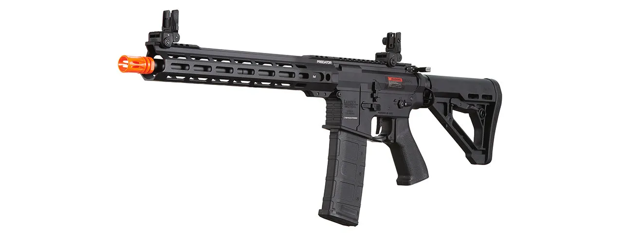 Lancer Tactical Airsoft Rifle Gen 4 Predator 13" Carbine AEG w/ Aster II Bluetooth ETU (Black)