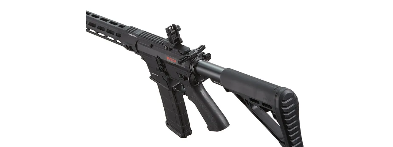 Lancer Tactical Airsoft Rifle Gen 4 Predator 13" Carbine AEG w/ Aster II Bluetooth ETU (Black)