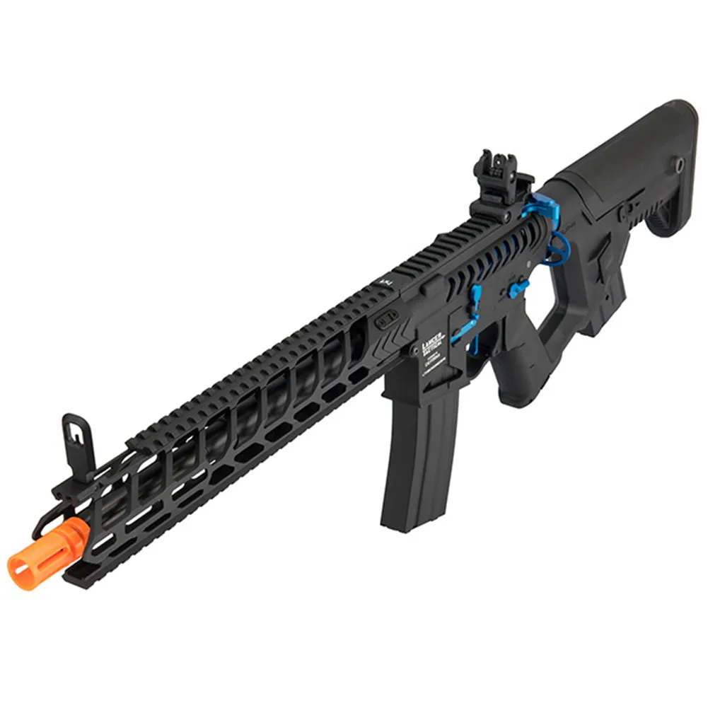 Lancer Tactical Full Metal NIGHT WING Enforcer AEG Airsoft Rifle w/ Alpha Stock