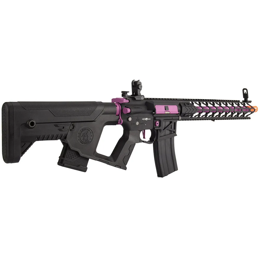 Lancer Tactical Full Metal NIGHT WING Enforcer AEG Airsoft Rifle w/ Alpha Stock