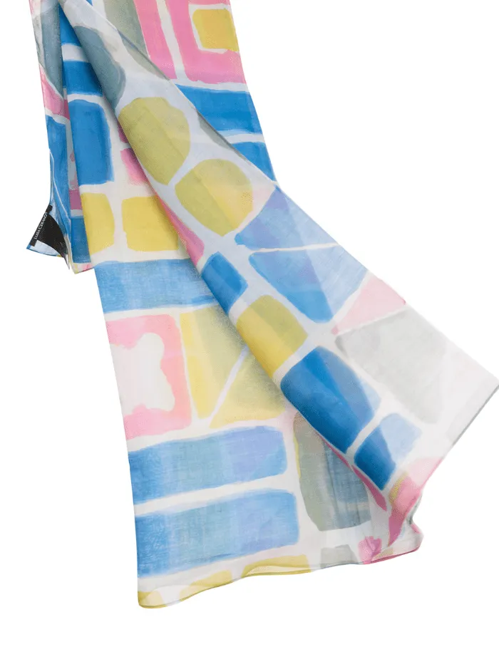 Luisa Cerano Graphic Print Scarf 898776 3625 Col 1032
