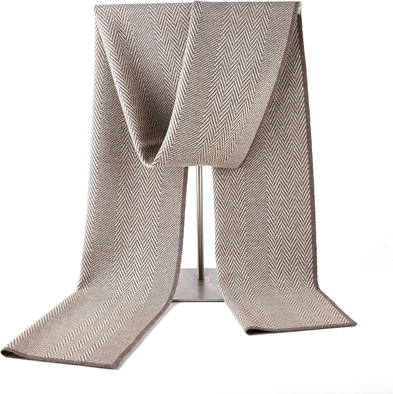 Men Winter Cashmere Scarf Wool Soft Warm Knitted Casual Scarves for Men
