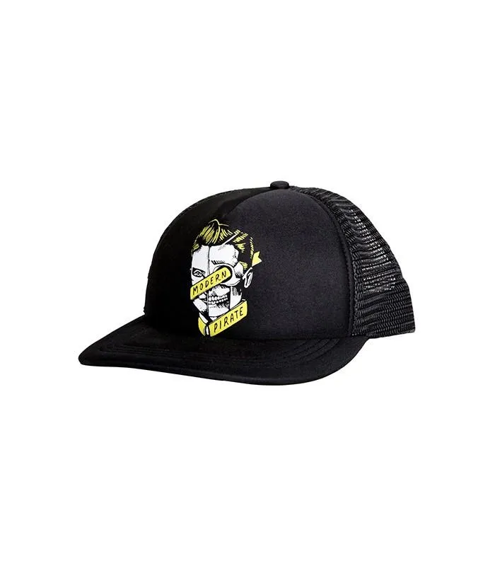 Modern Pirate - Junior Logo Trucker Hat (Yellow Logo)