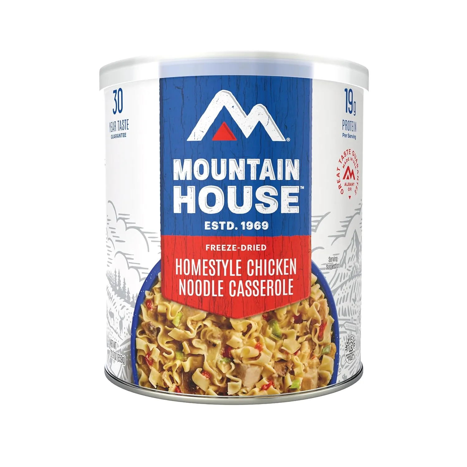 Mountain House Homestyle Chicken Noodle Casserole #10 Can | Freeze Dried Survival & Emergency Food | 10 Servings