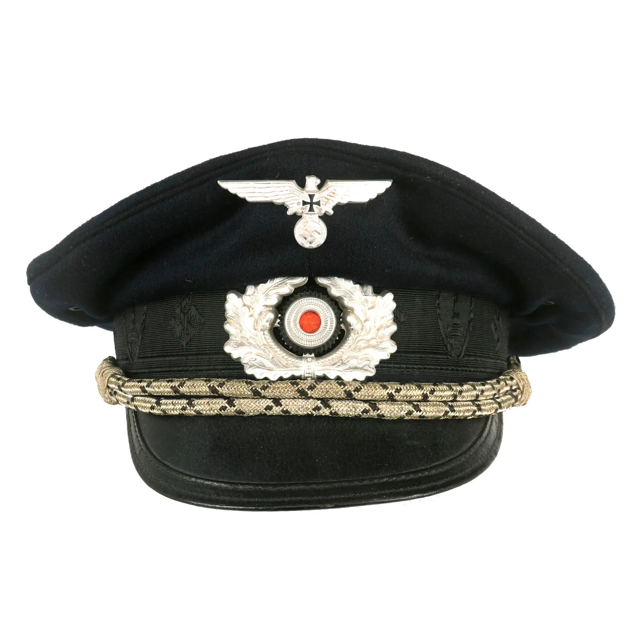 Original German Pre WWII DRKB Kyffhäuser Veterans Association Officers Visor Cap with Soldatenbund Eagle - size 53