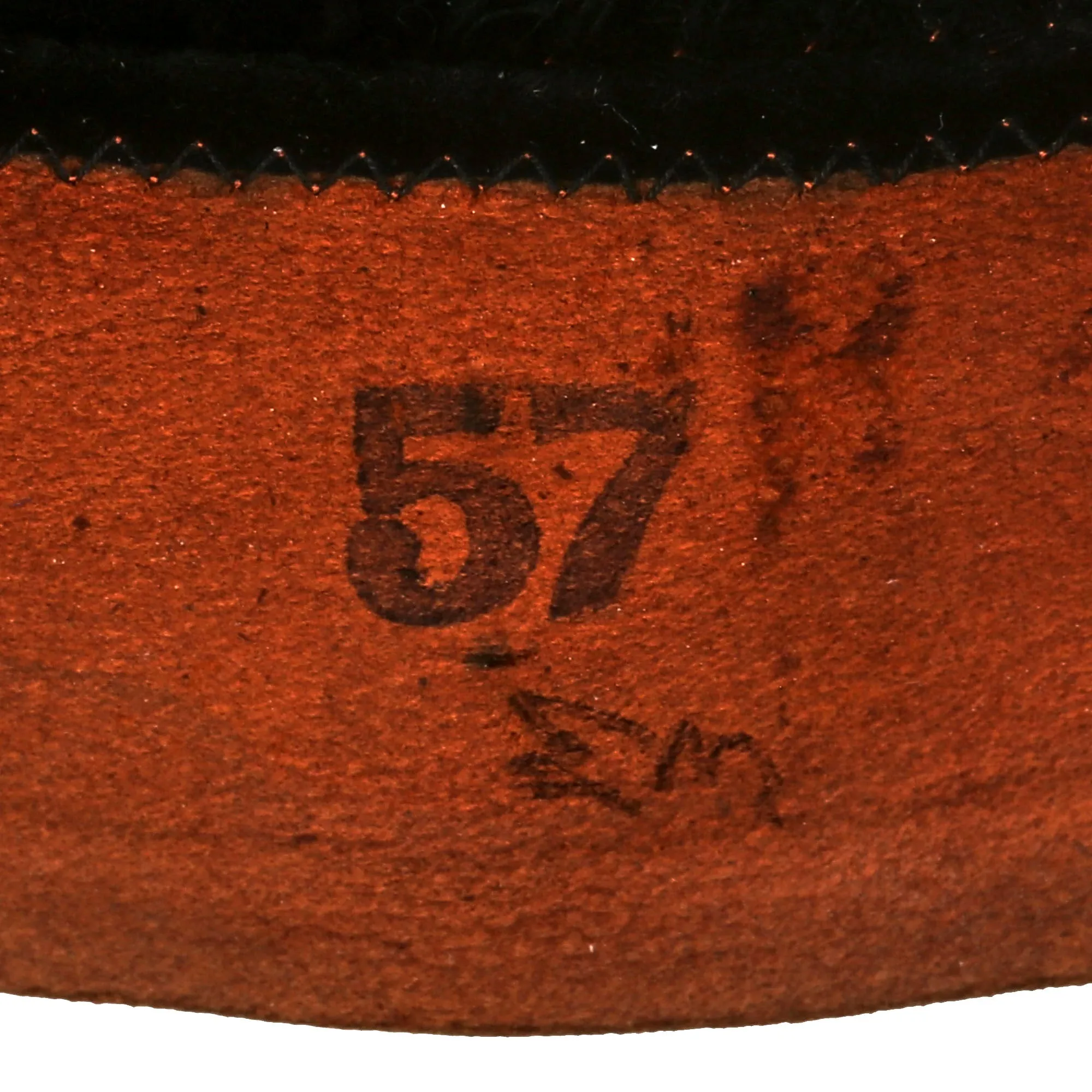 Original German WWII Early DRKB National Socialist State Veterans Association Visor Cap by Carl Happe - size 57cm