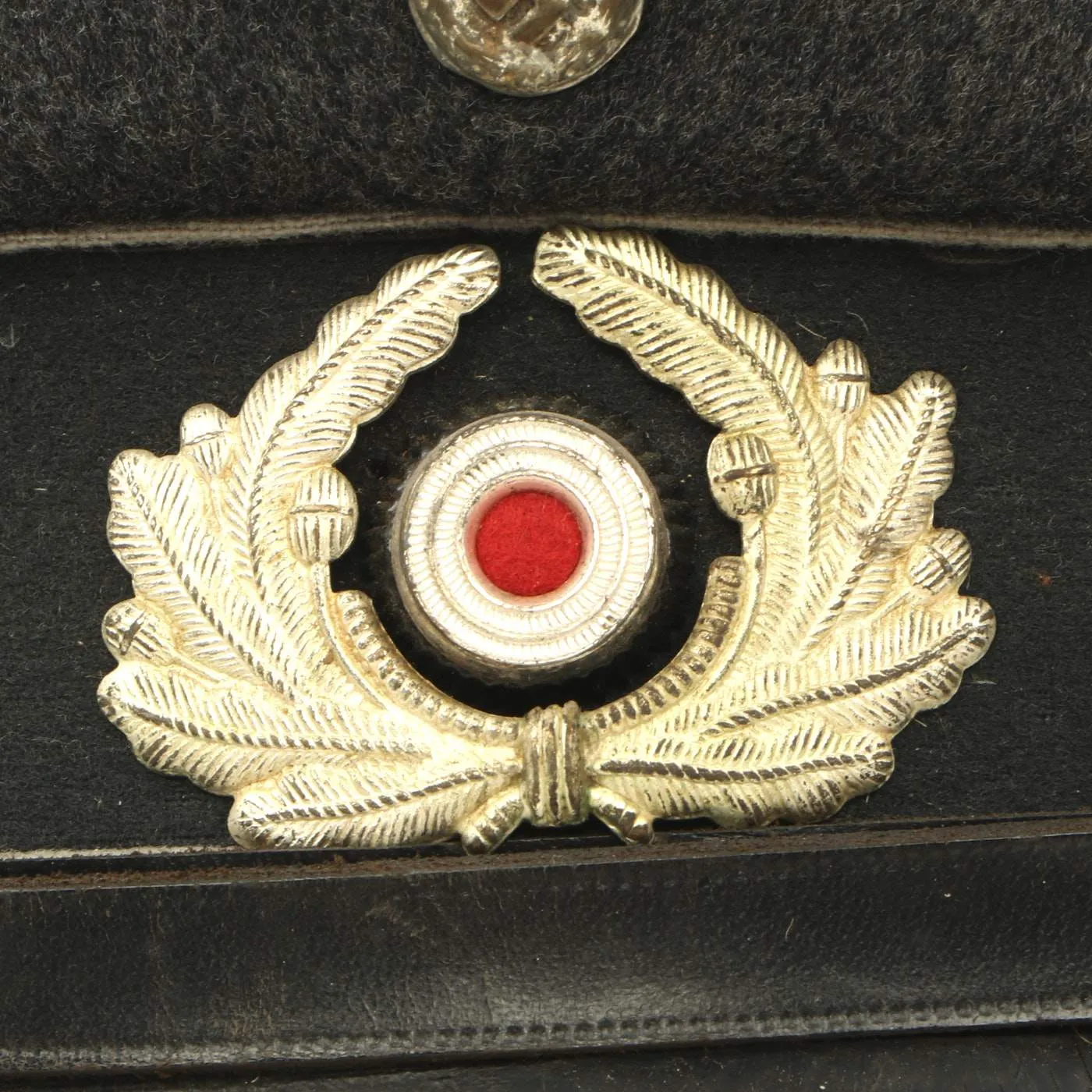 Original German WWII Early National Socialist State Veteran's Association EM - NCO Visor Cap - NSRKB