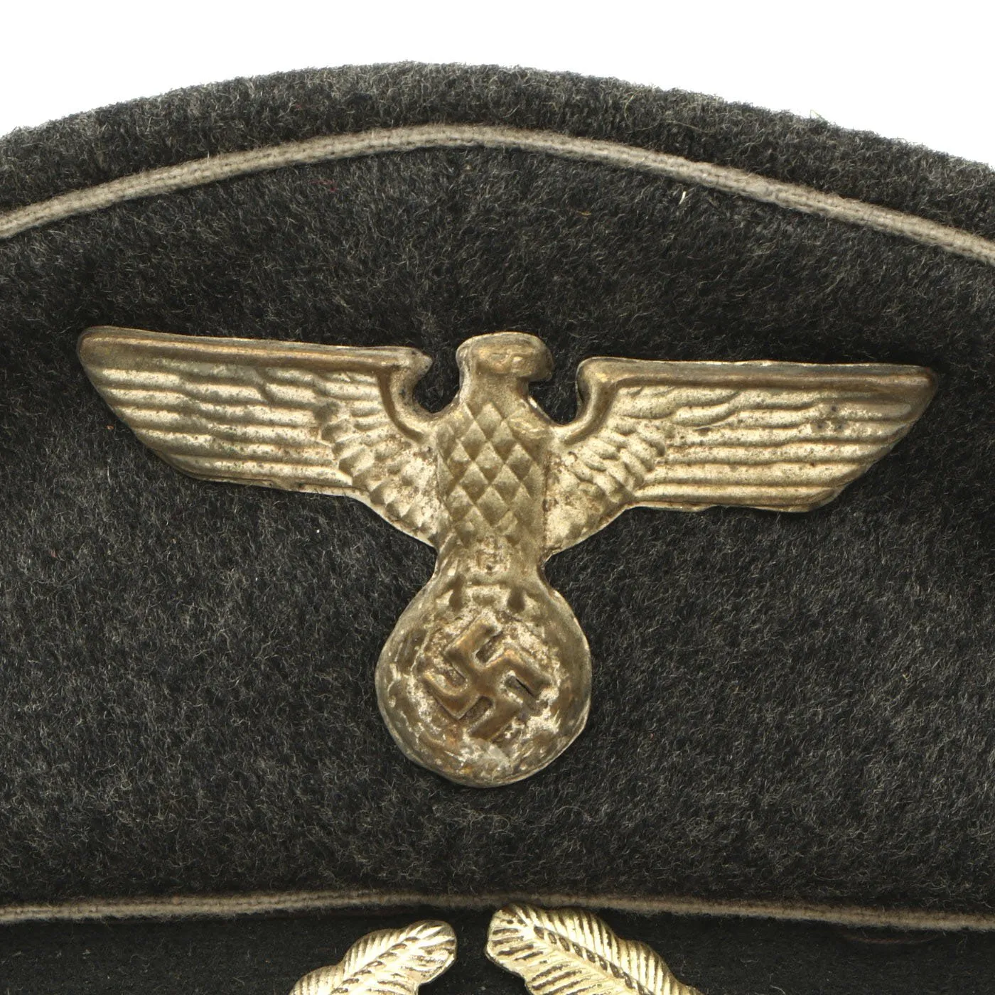 Original German WWII Early National Socialist State Veteran's Association EM - NCO Visor Cap - NSRKB