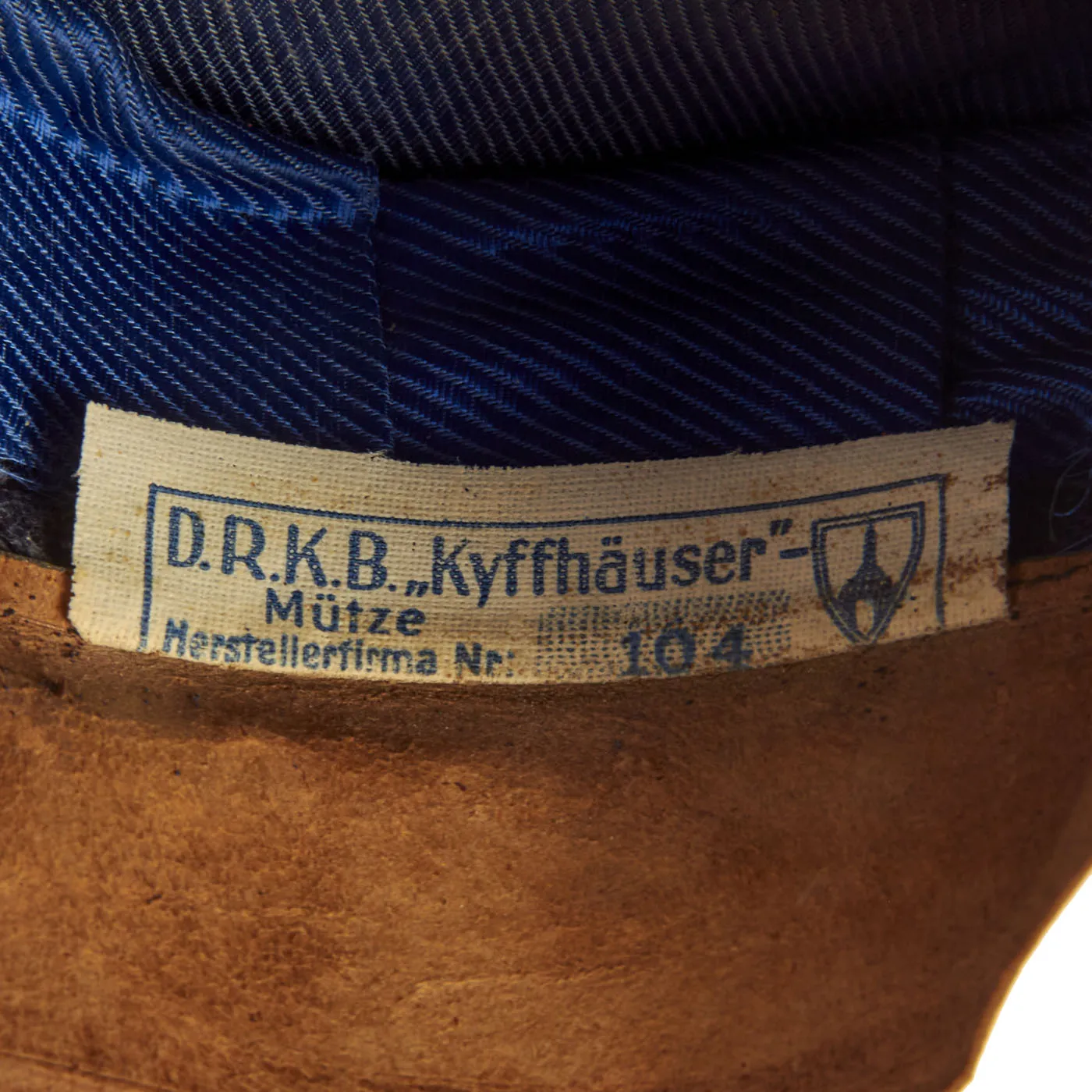 Original German WWII Early National Socialist State Veterans Association Visor Cap - NSRKB