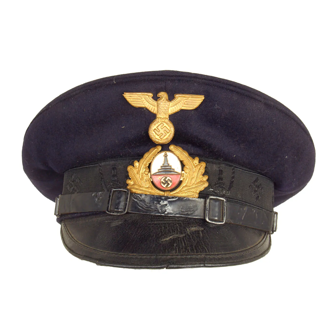 Original German WWII Early National Socialist State Veterans Association Visor Cap - NSRKB
