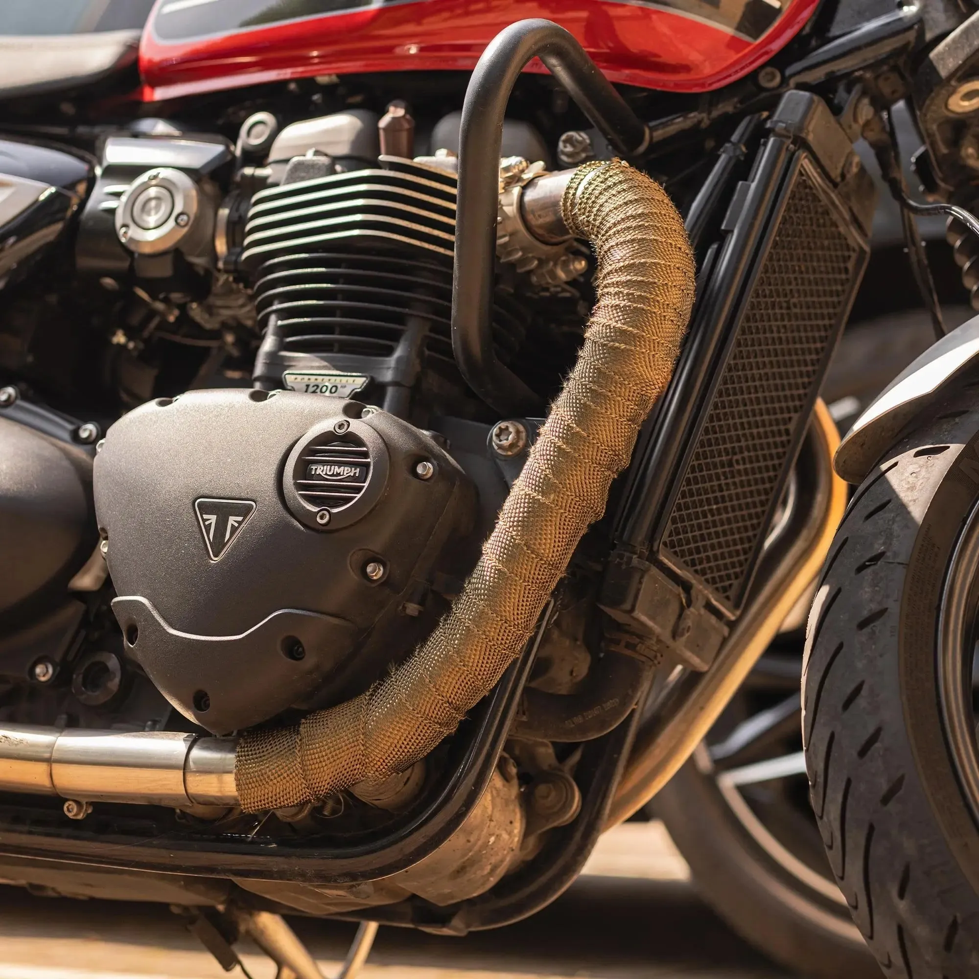 Oxford Exhaust Wrap Titanium