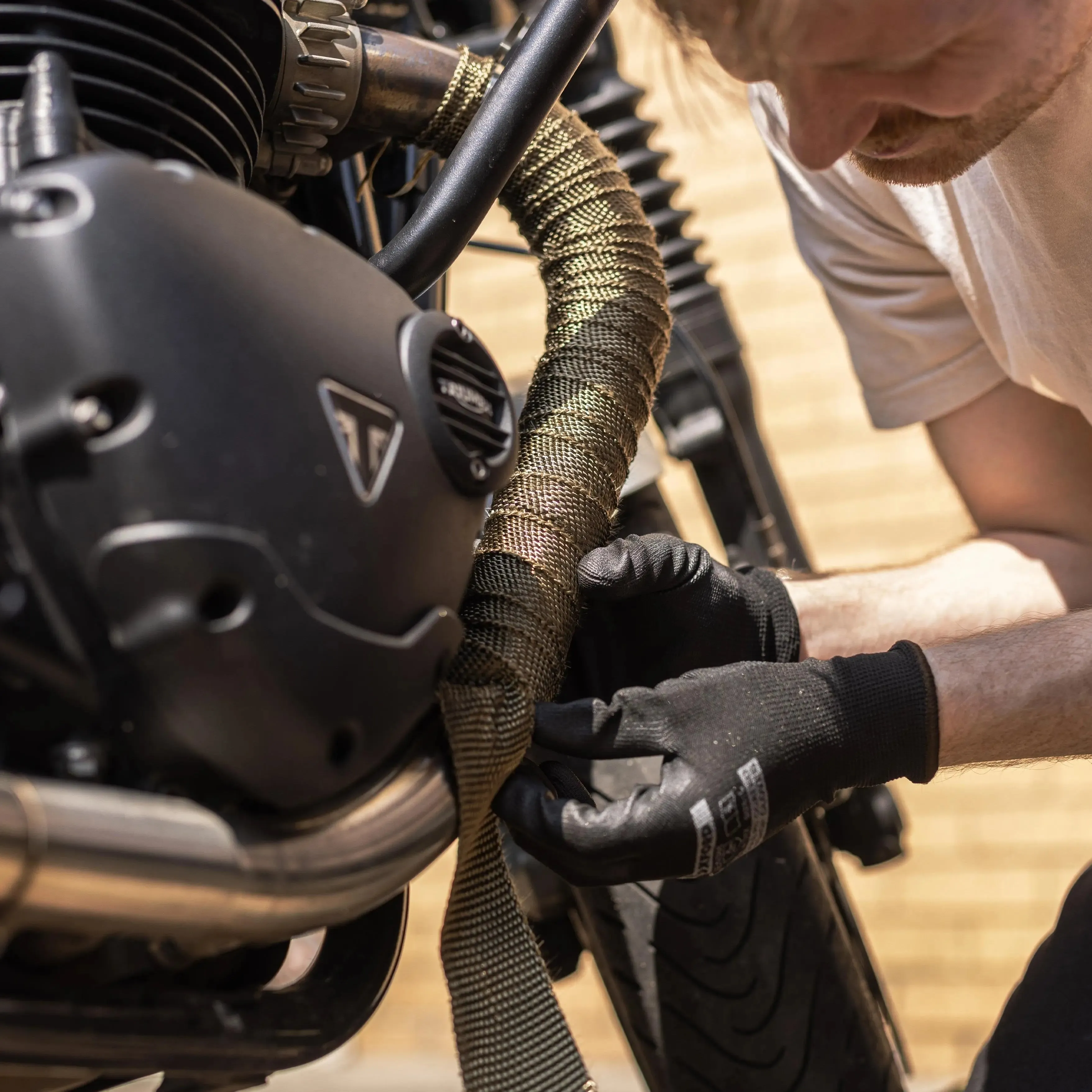 Oxford Exhaust Wrap Titanium