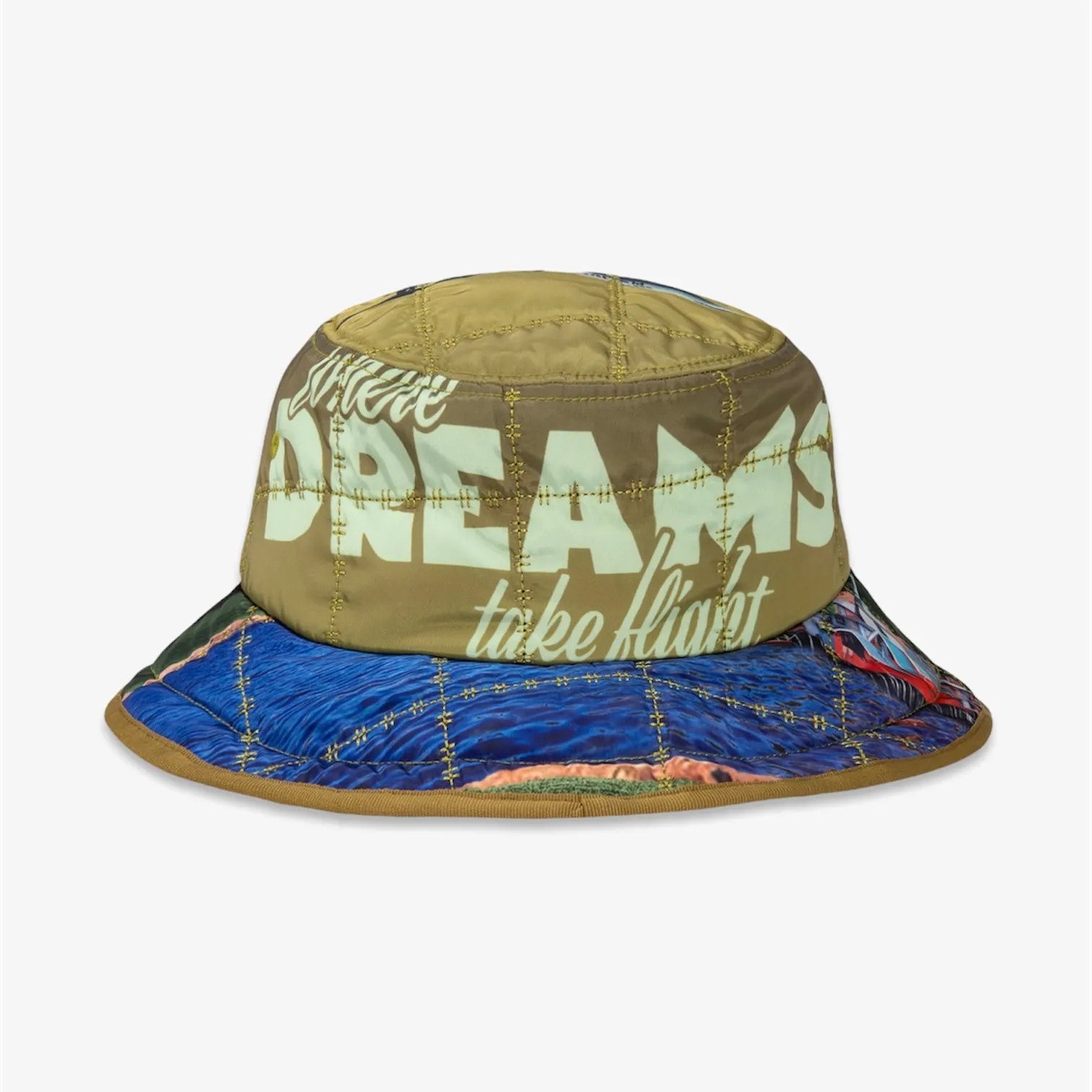 Paper Planes Aviator Bucket Hat OD Green