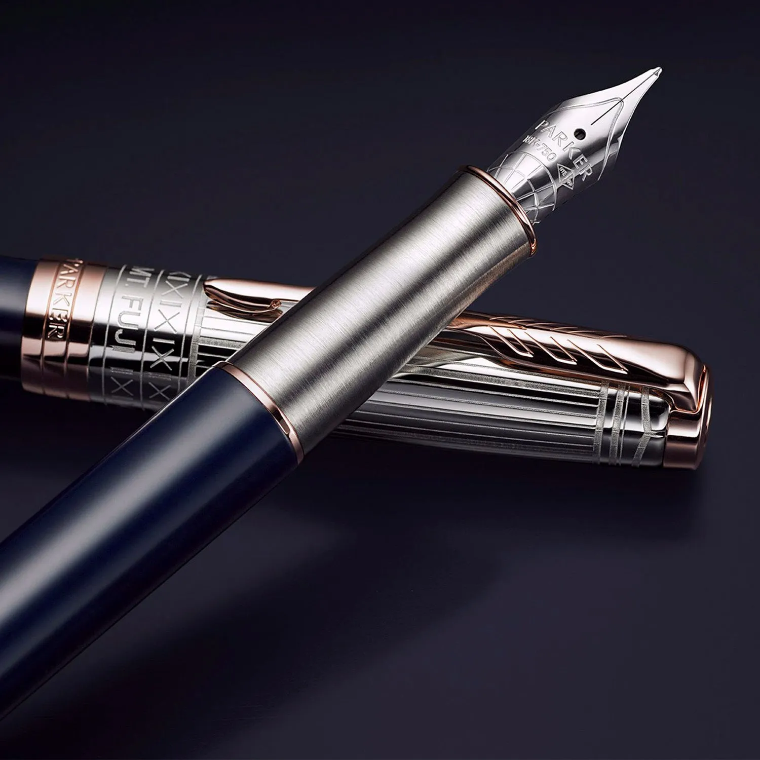 Parker Premium Sonnet Mountain Fuji Blue Fountain Pen (Special Edition)