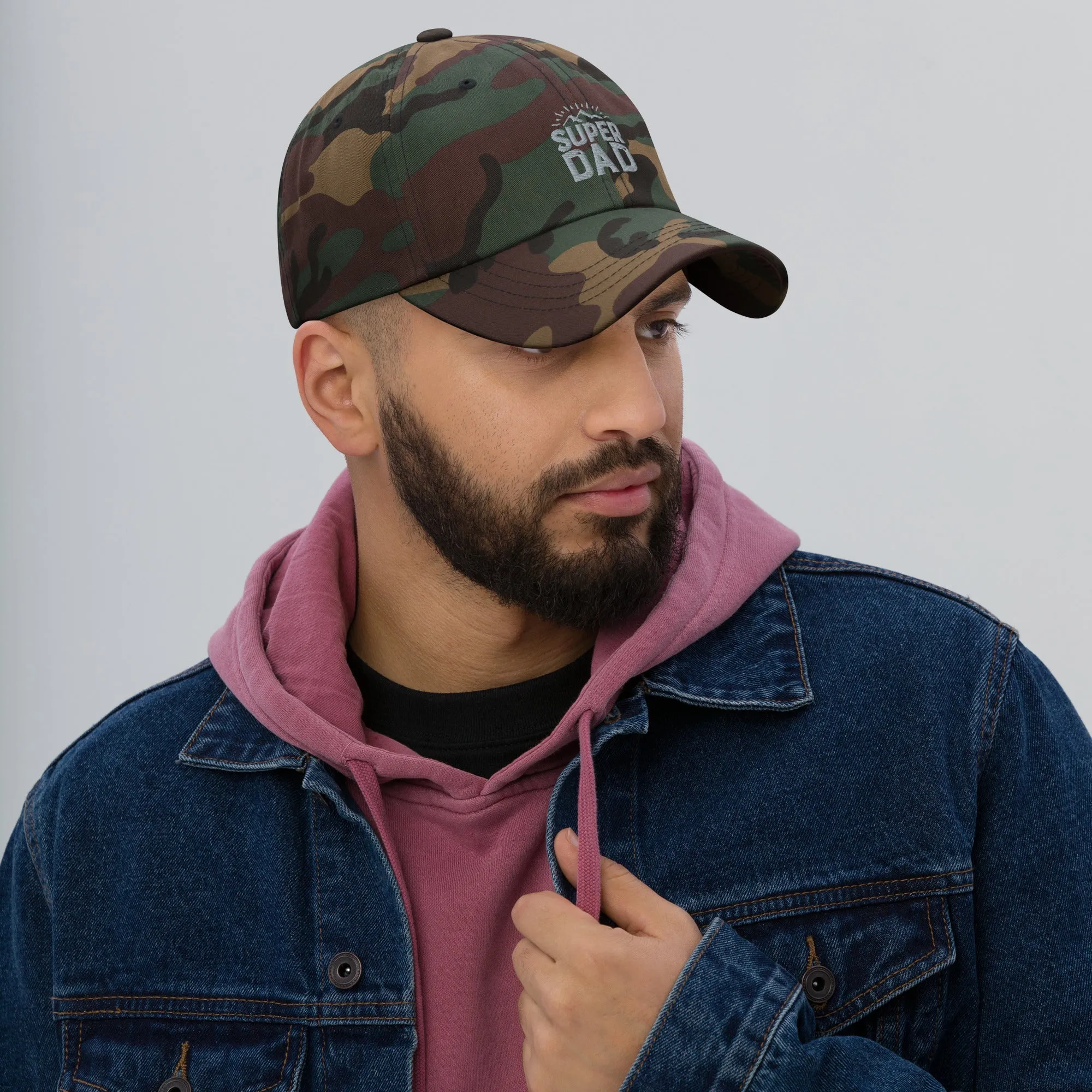 Peak Performance Super Dad Mountains Embroidered Dad Hat, lioness-love