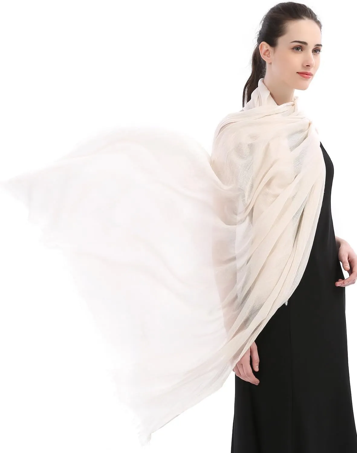 Premium Women Extreme Soft Scarf Wrap Shawl For Any Season, Super Size, Rich Color Choice