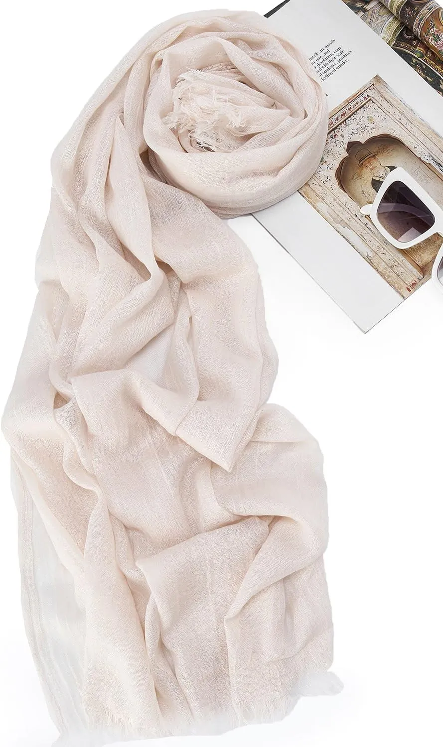 Premium Women Extreme Soft Scarf Wrap Shawl For Any Season, Super Size, Rich Color Choice