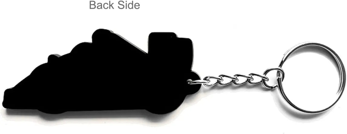 Racing Driver Car Key Chain Keychain Auto Tire Compatible with Formula One F1 Team Fan Gift Accessory