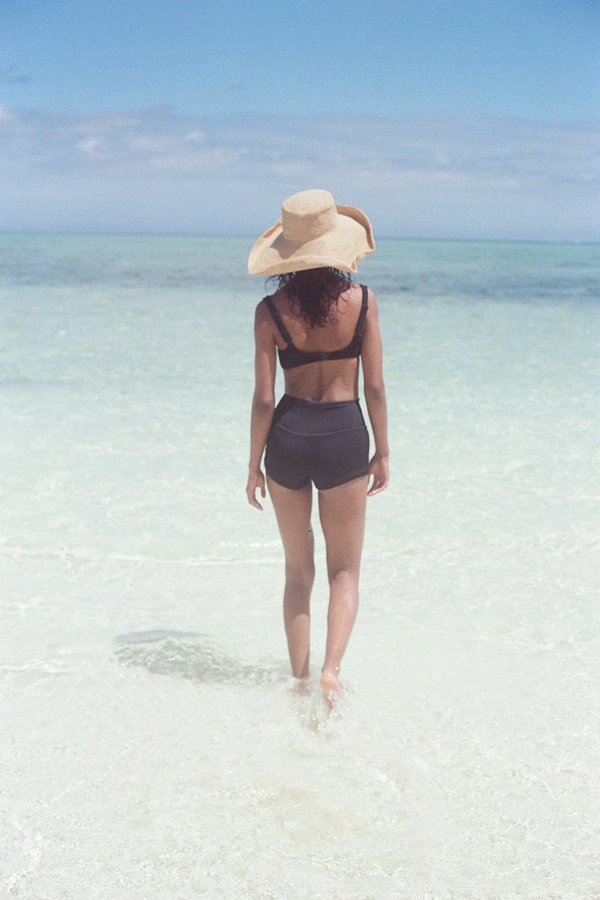 Raffia Wide Brim Hat - Natural