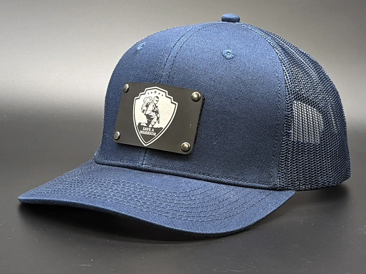 Save A Warrior™ Logo Snap-Back Velcro Hat   CURVED Patch