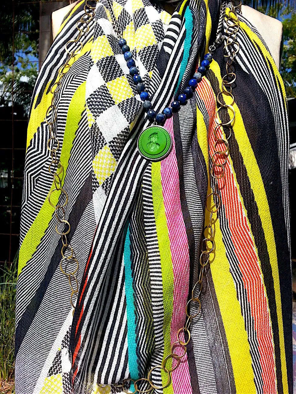 Shawl Silk Cashmere Modal Digital Print