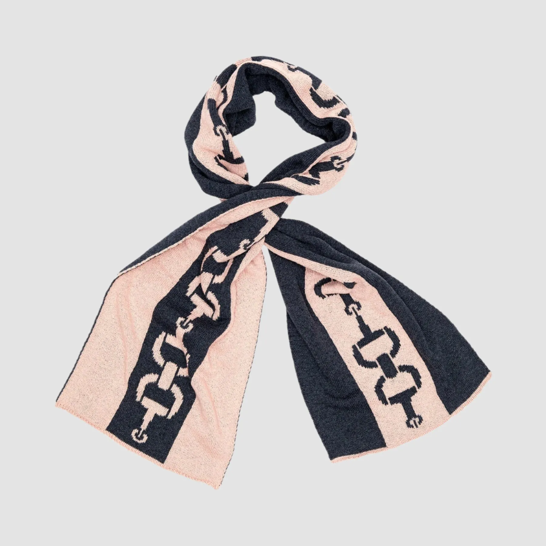 Snaffle Bit Striped Scarf