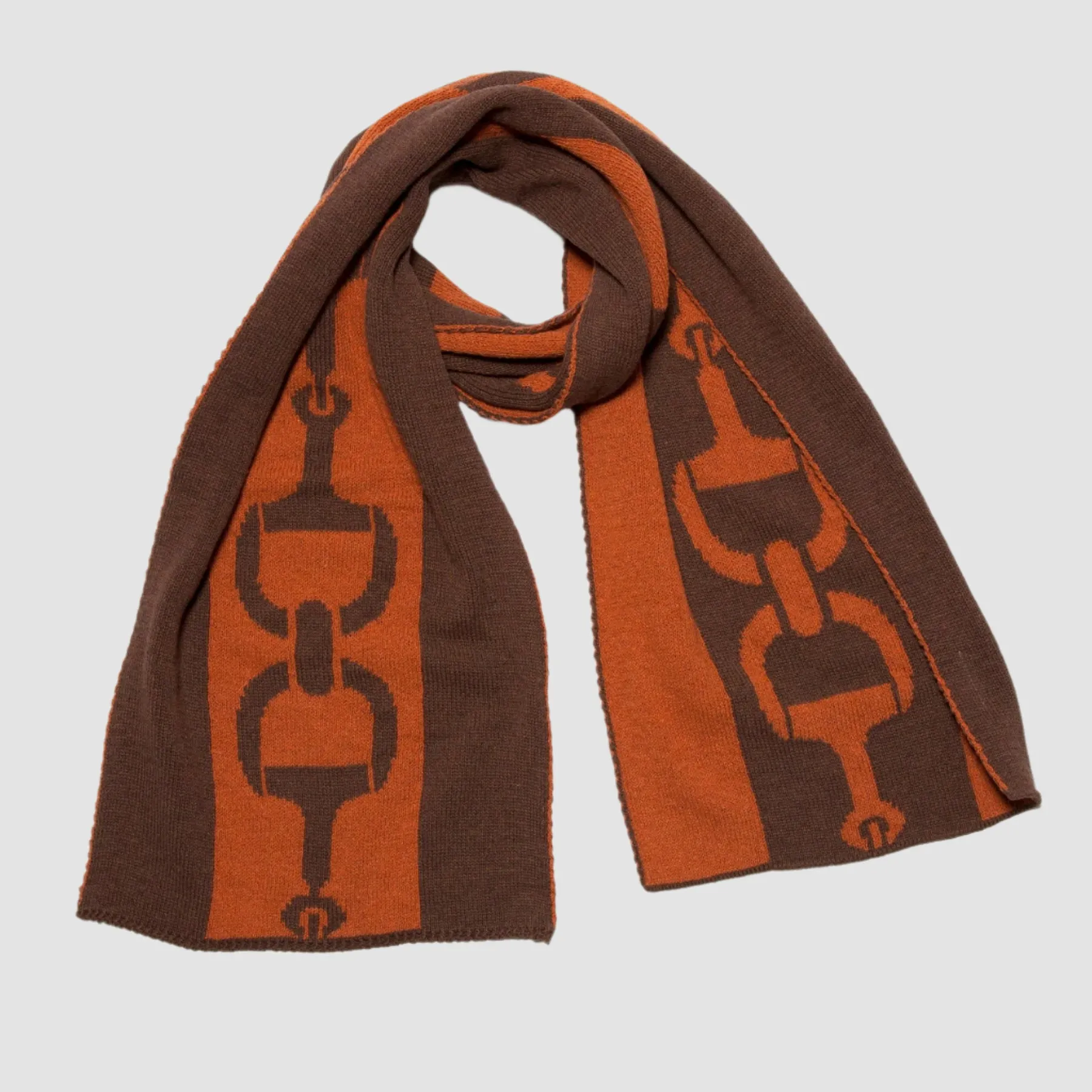 Snaffle Bit Striped Scarf