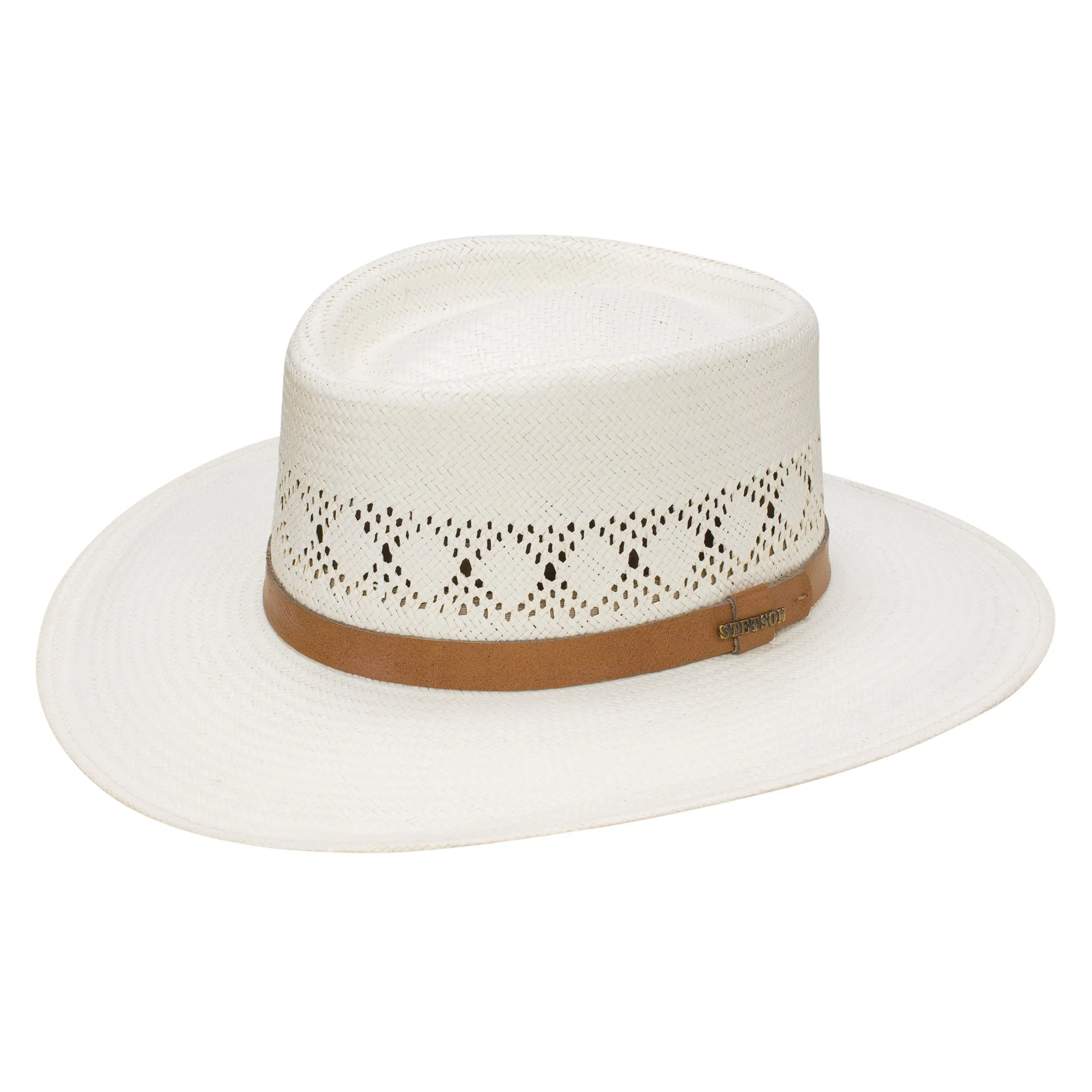 Stetson Brentwood Shantung Straw Gambler