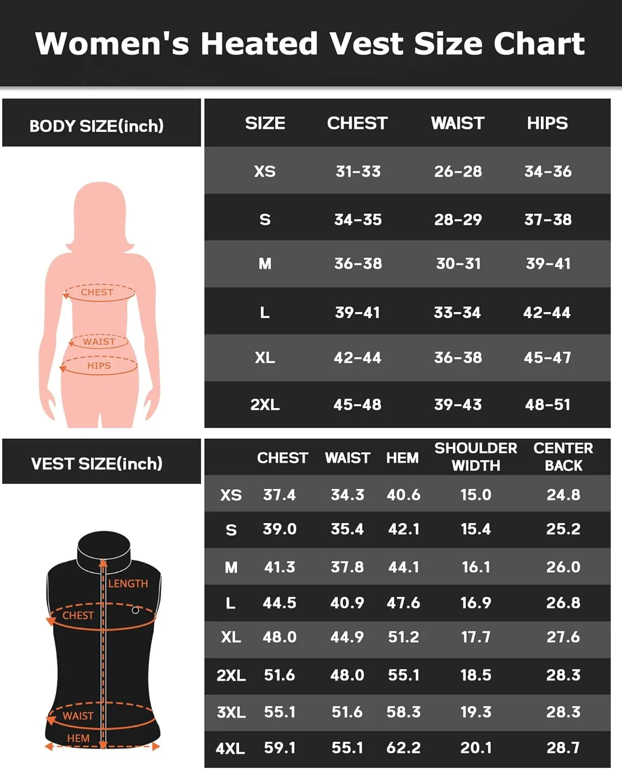 Venustas Women's Heated Fleece Vest with 6 Heating Zones, Ladies' Lightweight Recycled Fleece Electric Vest with Battery