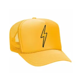 Vintage Bolt Trucker Hat (Gold)