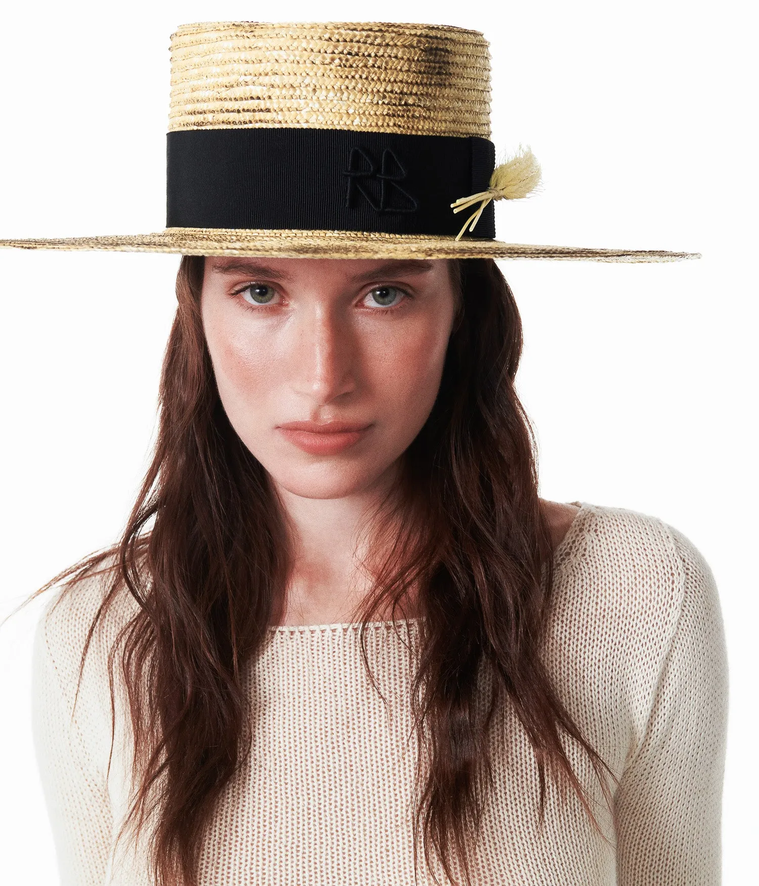 Wheat Spikes Embellished "Sunburnt" Gambler Hat
